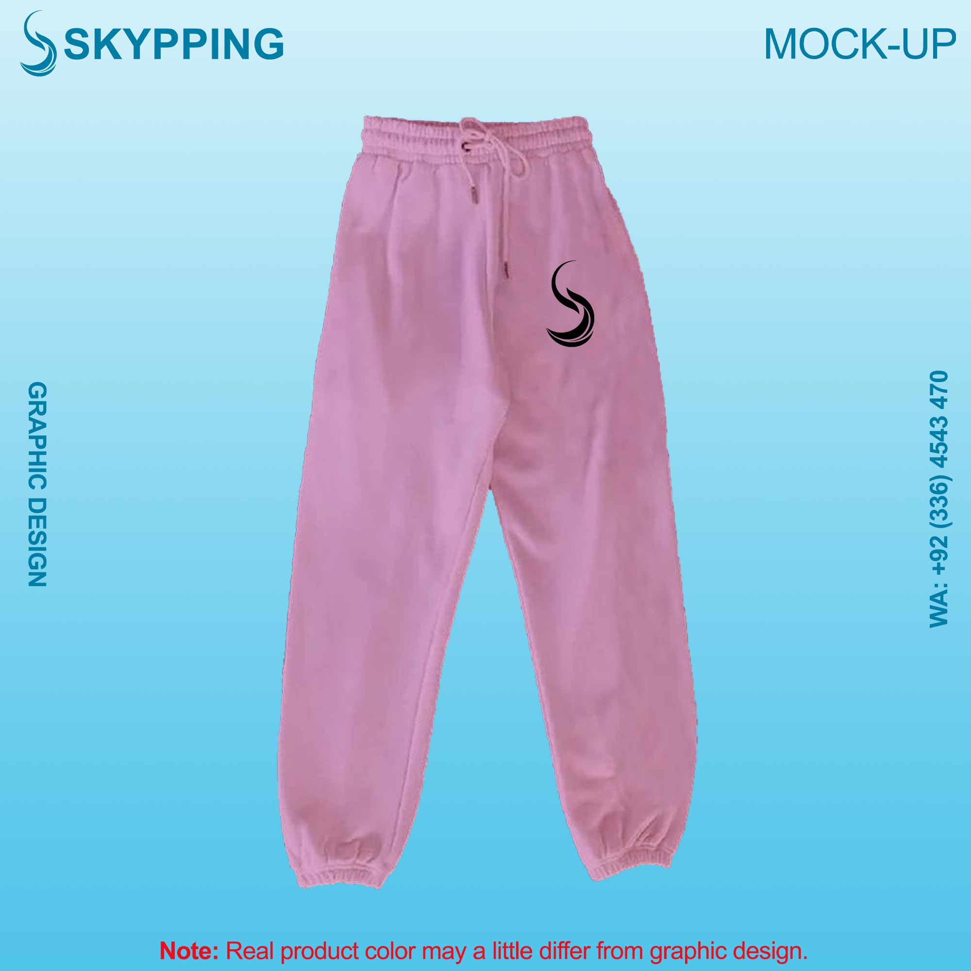 Sweatpant with Side Pocket and Closed Bottom